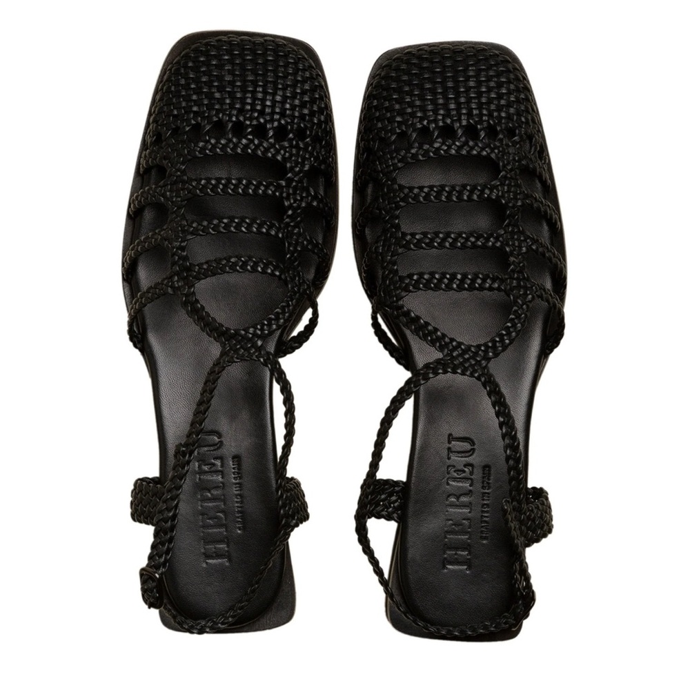 Hereu Barana black sandal sz 39